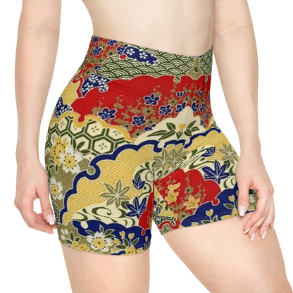 Japanese artistic Women's Biker Shorts