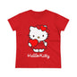 Cute Hello Kitty Women's Tee, Casual Graphic Shirt, Stylish Gift for Cat Lovers, Fun Summer Top, Birthday and Valentine’s Day Wear