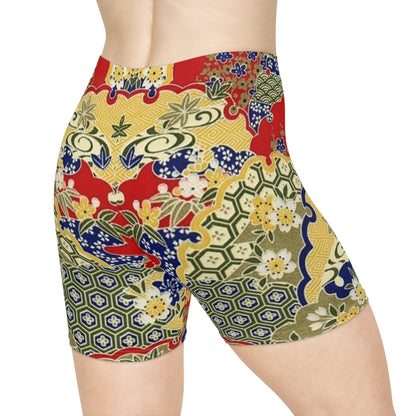 Japanese artistic Women's Biker Shorts