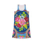 Floral Print Women's SunDress for Spring/Summer Celebrations