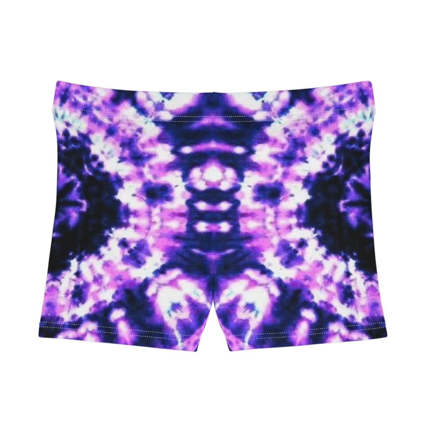 Purple Fusion Tie-Dye Women's Shorts