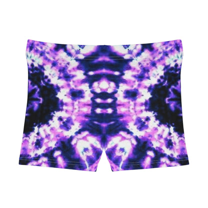 Purple Fusion Tie-Dye Women's Shorts
