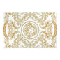 Baroque Medusa Area Rug – Gold Ornate Decorative Accent Rug