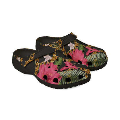 Floral & Chain Casual Everyday Footwear