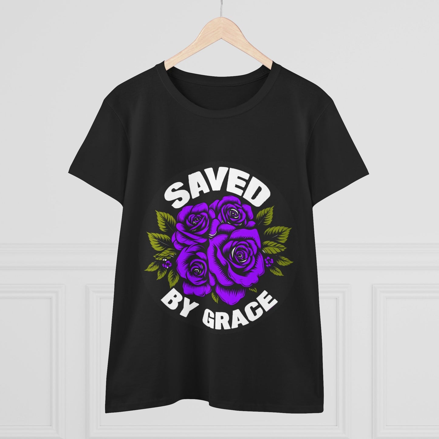 Saved By Grace Floral Tee