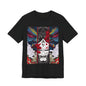 Demon Mask Graphic Tee — Japanese Oni Art T-Shirt