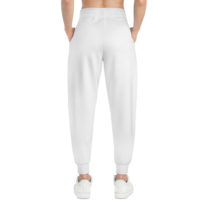 Pink Graffiti Bear Athletic Joggers — "Smile Through The Pain" Streetwear Sweatpants