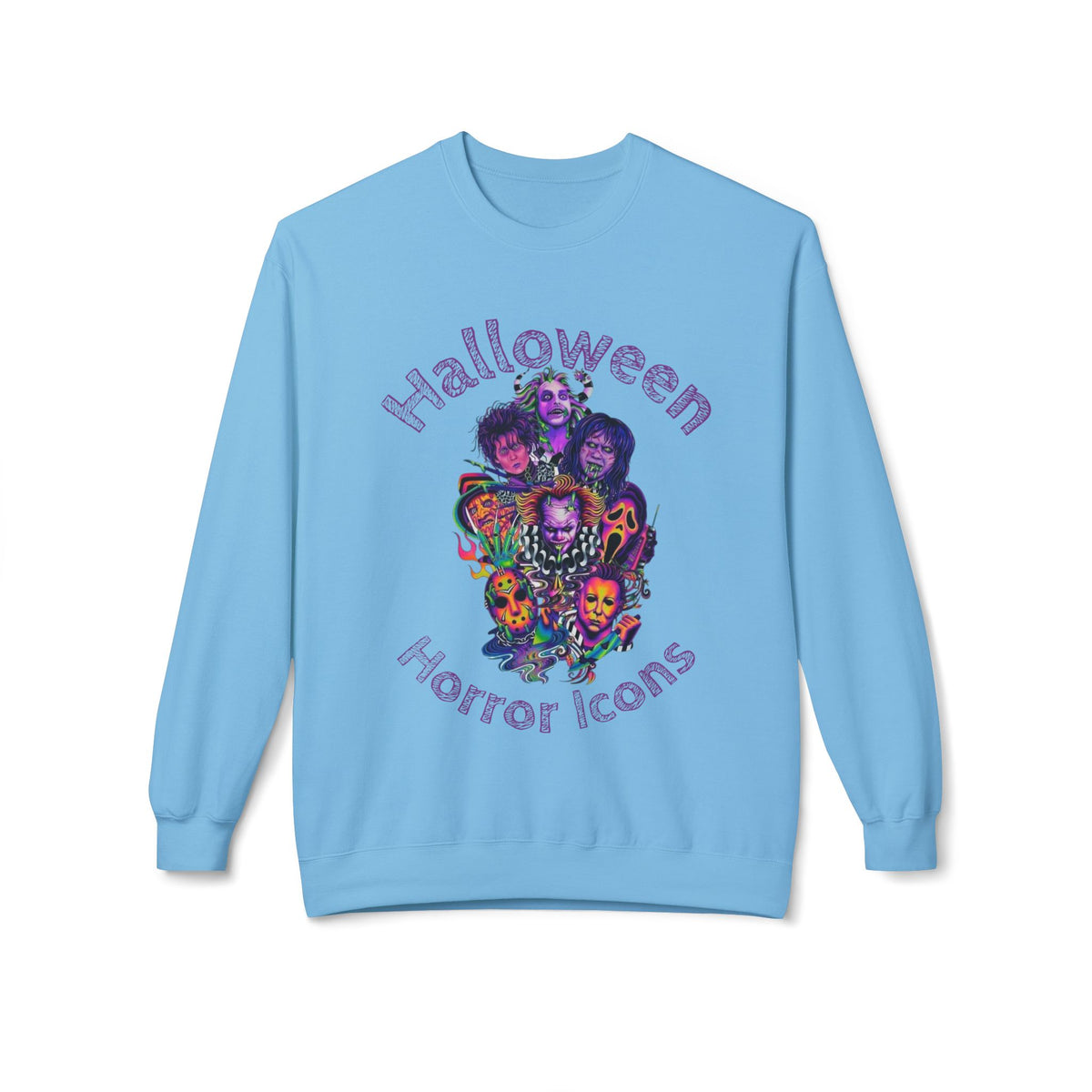 Halloween Horror Icons Crewneck Sweatshirt