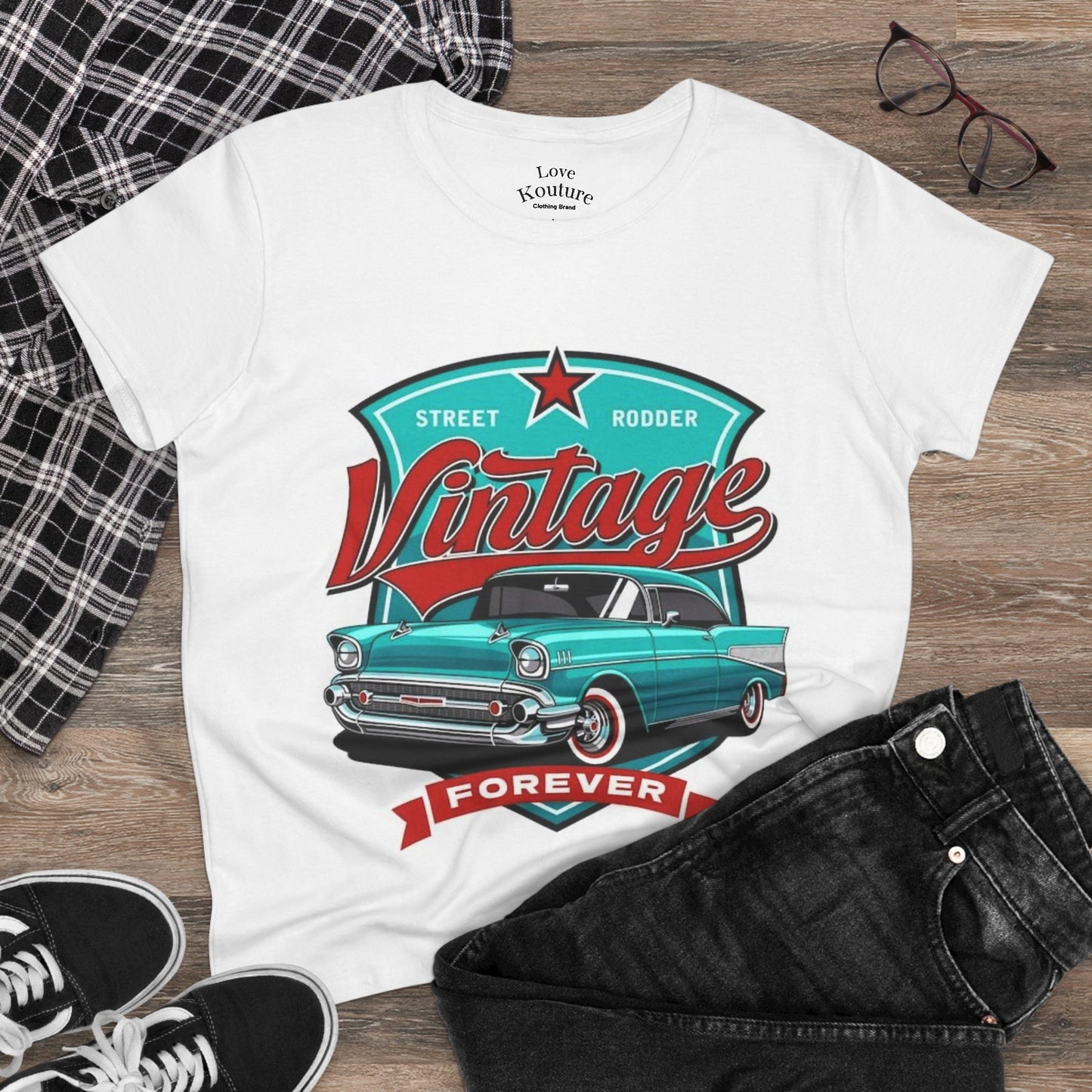 Vintage Forever Women's Cotton Tee-Love Kouture Clothing Brand