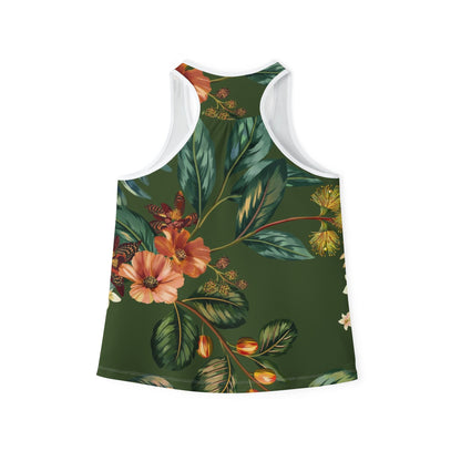 Floral Women's Tank Top - Botanical Summer Style