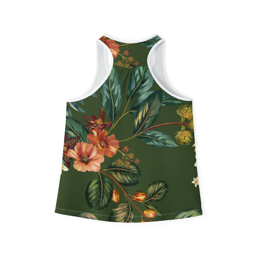 Floral Women's Tank Top - Botanical Summer Style