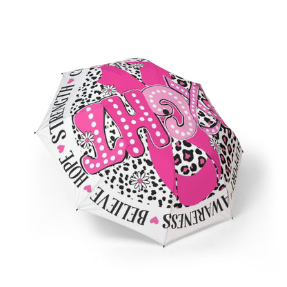 Pink Breast Cancer Awareness Umbrella — Hope, Strength & Support Foldable Umbrella