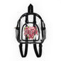 Clear Stadium Backpack — Pink Floral "Survivor" Design