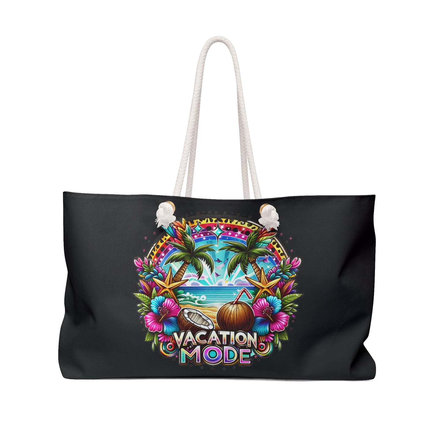 Weekender-Tasche im tropischen Urlaubsmodus