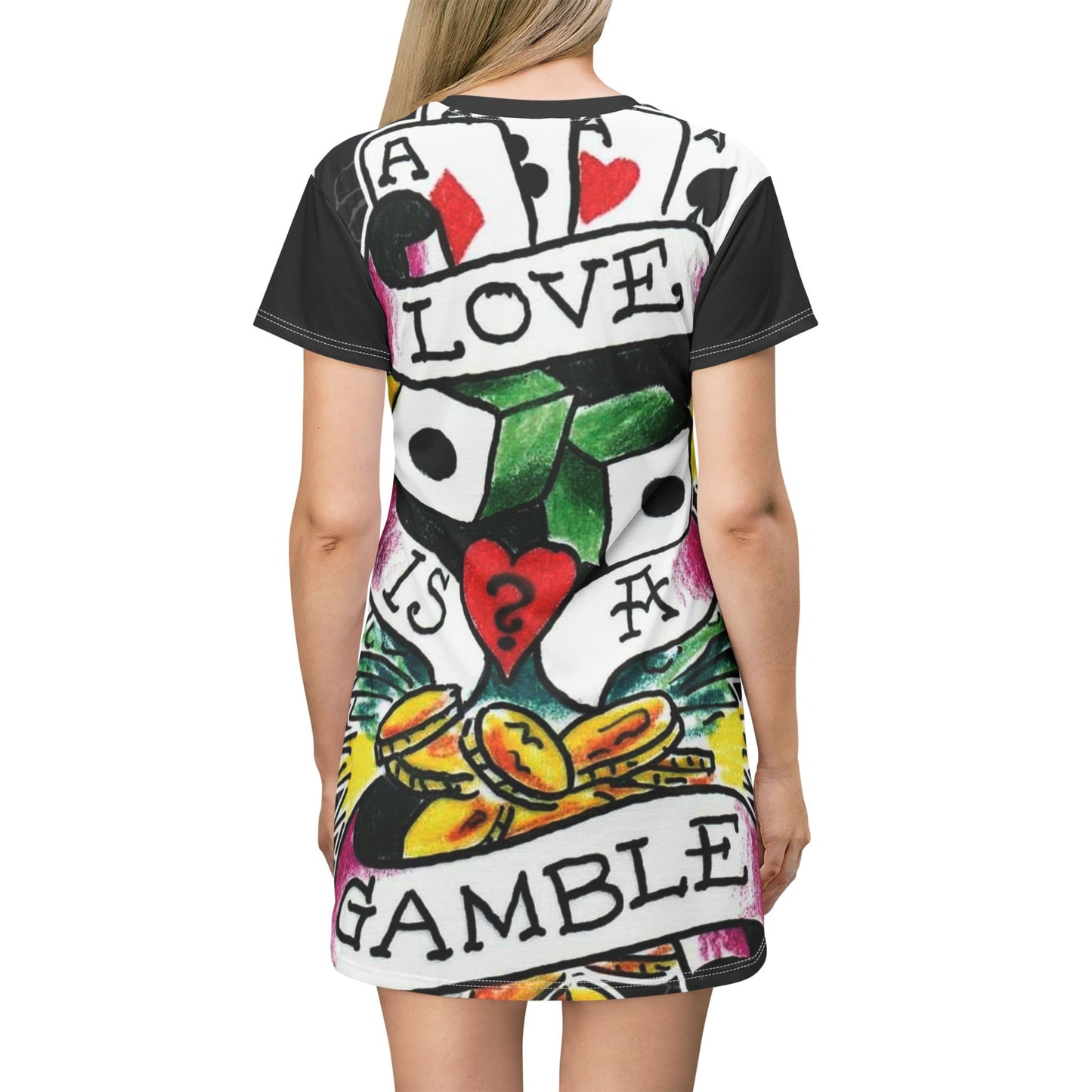 T-Shirt-Kleid (AOP)