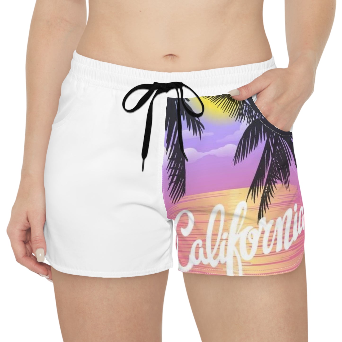 California Beach Vibes Women's Casual Shorts - Summer Comfort Wear