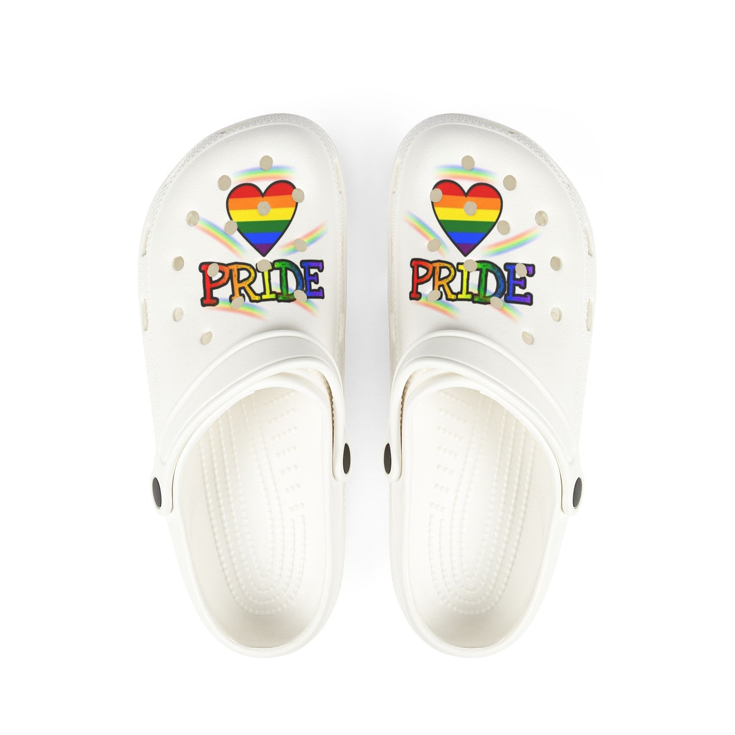 Pride Eva Foam Rubber Shoes - Colorful & Comfortable Clogs for Celebration