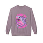 Sweatshirt — 'I Have Big Emotions' Pink Shark Graphic Crewneck