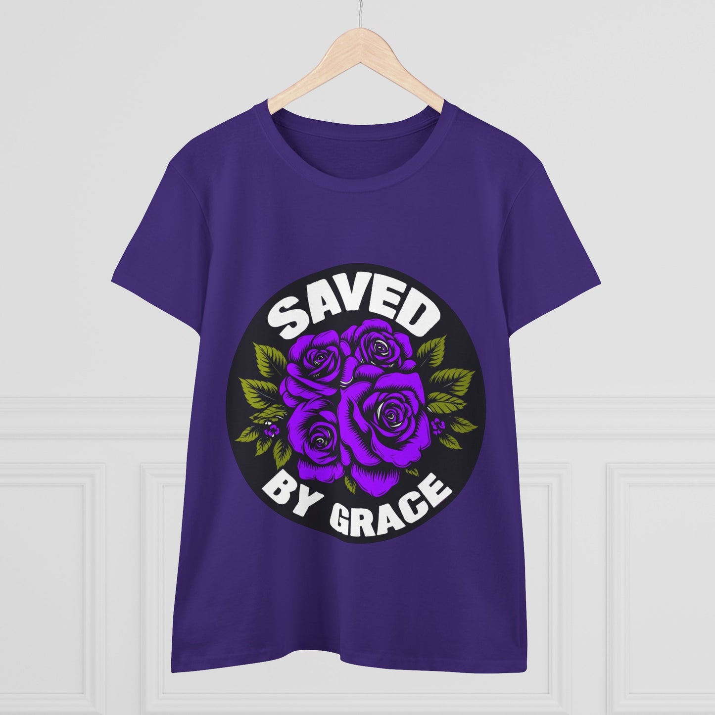Saved By Grace Floral Tee