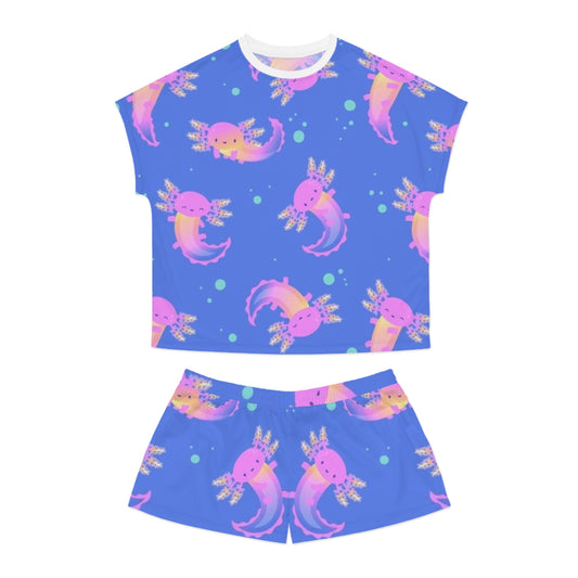 Whimsical Axolotl Pajama Set for Women