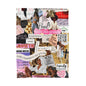 Inspirational Collage Velveteen Plush Blanket — "Trust the Process" Motivational Throw