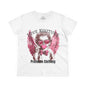 Angel Heart Women's Cotton Tee, Cute Graphic Tee for Cupid Lovers, Valentine's Day Shirt, Casual Wear, Gift for Her