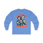 Halloween Horror Icons Long Sleeve Tee – "Just Waiting for Halloween"