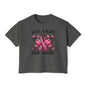 Breast Cancer Awareness Tee — "Her Fight, Our Fight" Women's Boxy Shirt