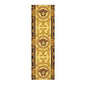 Baroque Medusa Area Rug — Ornate Gold & Black Decorative Floor Runner