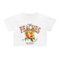Organic Peaches Crop Tee – Fresh Fruit Vibe for Summer Style