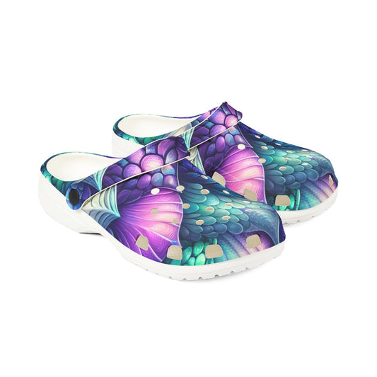 Mermaid Tails Clog Shoes- Stylish Comfort for Garden and Home