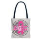 Breast Cancer Awareness "Fight" Pink Ribbon Tote Bag
