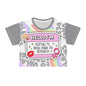 “Plotting To Bring Down The Patriarchy” Crop Tee
