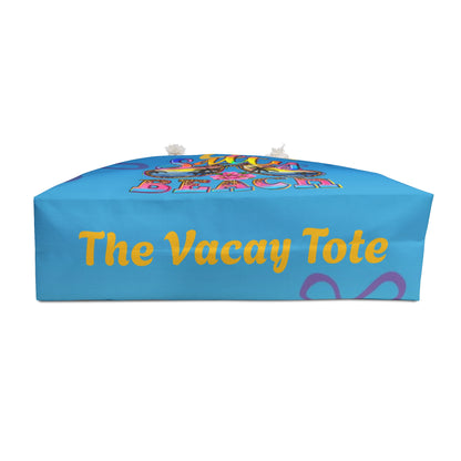 Salty Beach Weekender Bag - Colorful Tropical Travel Tote for Summer Adventures