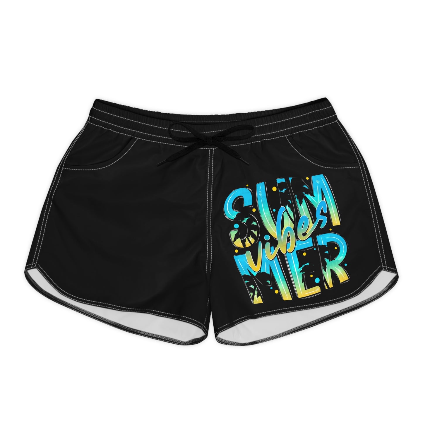 Summer Vibes Women's Casual Beach Shorts