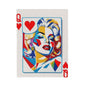 Queen of Hearts Pop Art Plush Blanket — Colorful Marilyn-Inspired Velveteen Throw