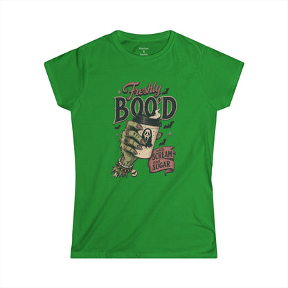 "Freshly Boo'd" Halloween Scream & Sugar Graphic