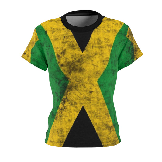 Jamaican Flag Women’s Tee - Vibrant Casual Wear for Celebrations