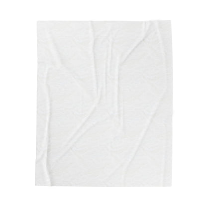 Velveteen Plush Blanket — Pastel Collage Aesthetic Throw ("Don't Compare")