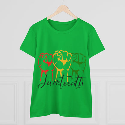Juneteenth Empowerment Tee | Women's Cotton T-Shirt, Celebration Shirt, Inspirational Top, Black History Month, Gift for Activists