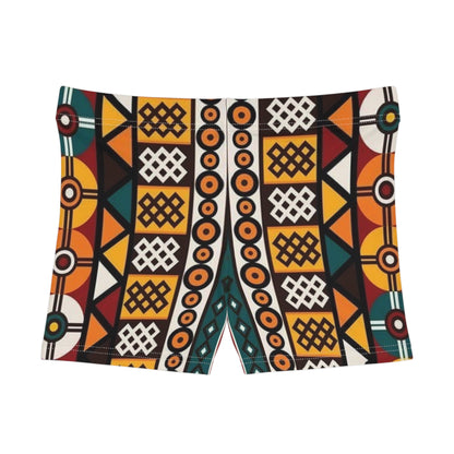 Geometric Ethnic Tribal Print Women's Shorts