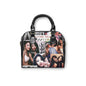 Aaliyah Selena Shoulder Handbag - Stylish Collage Design for Music Lovers