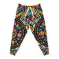 Tribal Orbit Athletic Joggers – Colorful Geometric All-Over Print