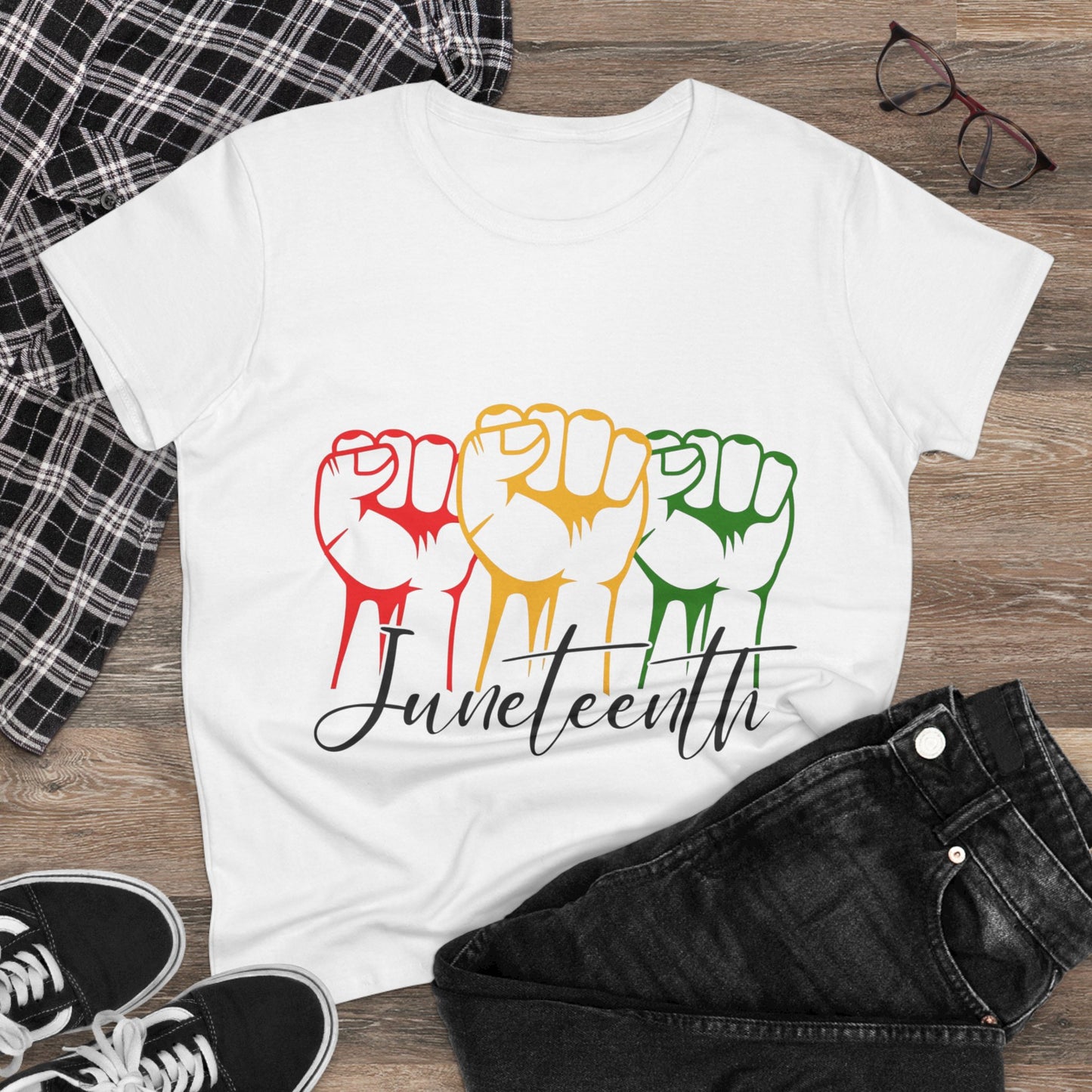 Juneteenth Empowerment Tee | Women's Cotton T-Shirt, Celebration Shirt, Inspirational Top, Black History Month, Gift for Activists
