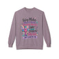 Christian Crewneck Sweatshirt — "Way Maker" Inspirational Faith Design