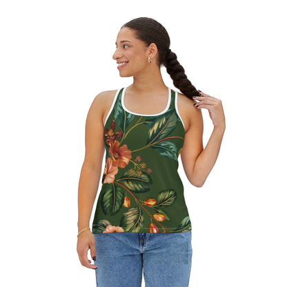 Floral Women's Tank Top - Botanical Summer Style