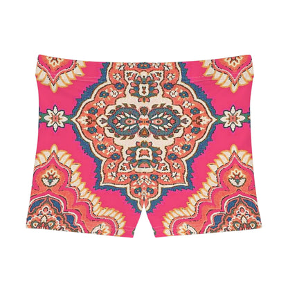 Pink/Multicolor Boho Chic Elegant Stylish Women's Shorts