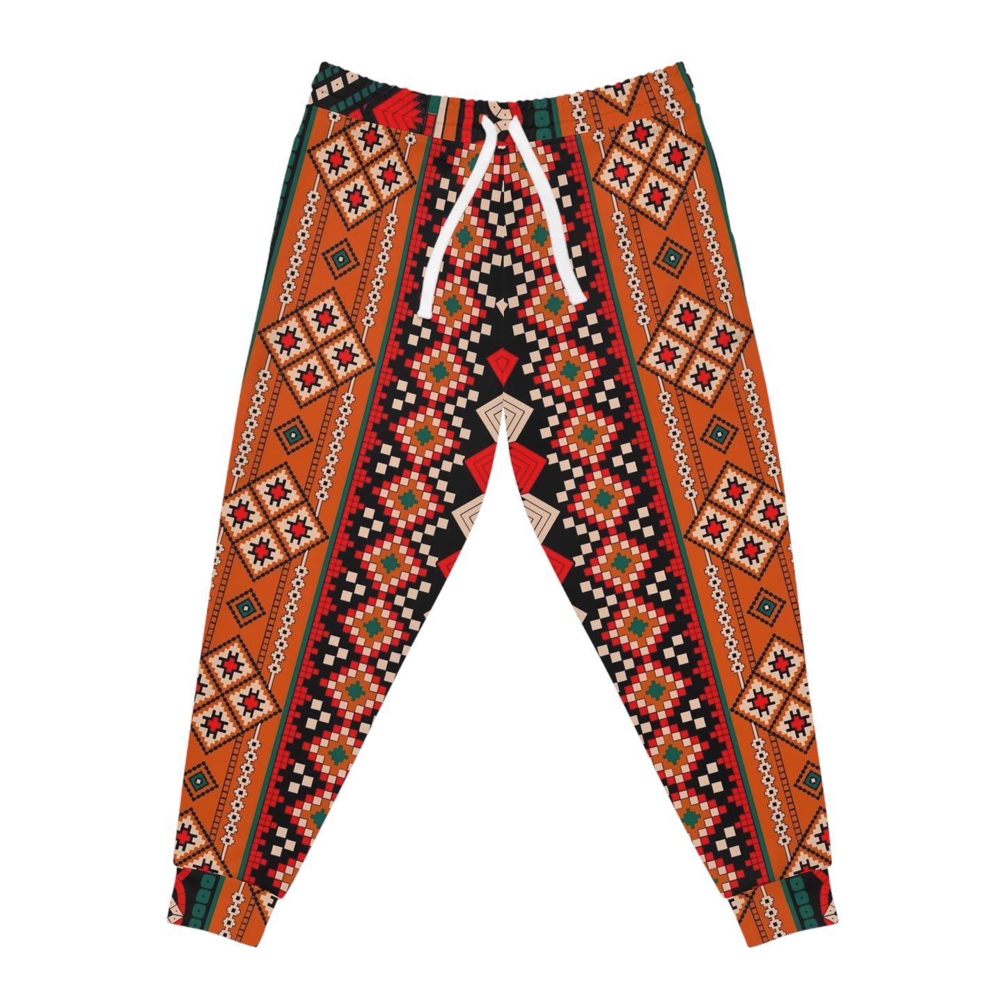 Tribal Print Athletic Joggers | Boho Style, Comfortable Lounge Wear, Perfect for Workouts, Festival Fashion, Gift Ideas