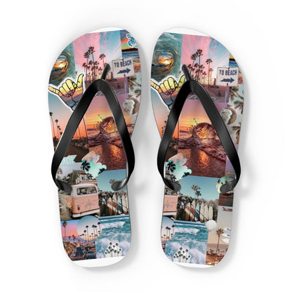 Beach Vibe Flip Flops - Colorful Summer Sandals for Sun Lovers