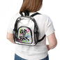 Clear Stadium Backpack — "God Has My Back" Transparent School & Game Day Bag